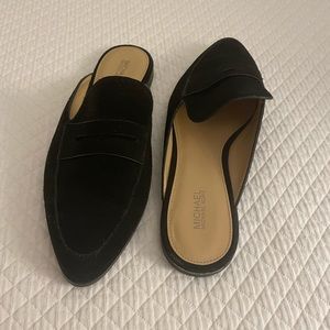 Michael Kors Women’s Size 8 Black Suede Mules (New w/o Tags)
